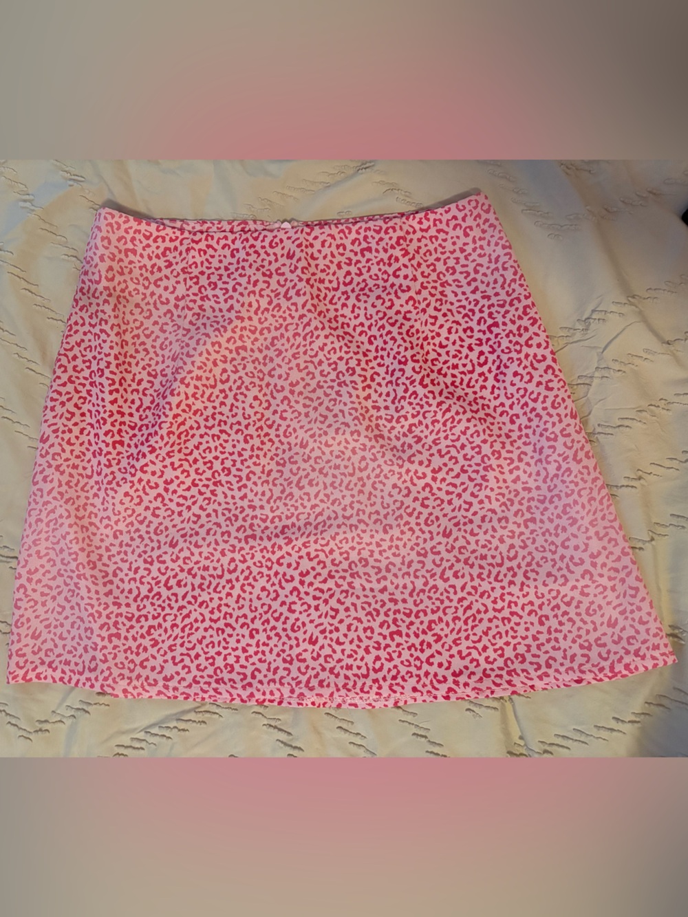 Princess Polly Pink Leopard Print Mini Skirt